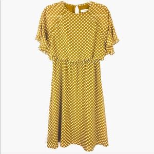 Loft Flutter Sleeve Dress